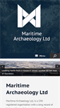 Mobile Screenshot of maritimearchaeology.co.uk